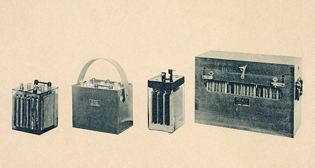 1904年頃のGS蓄電池